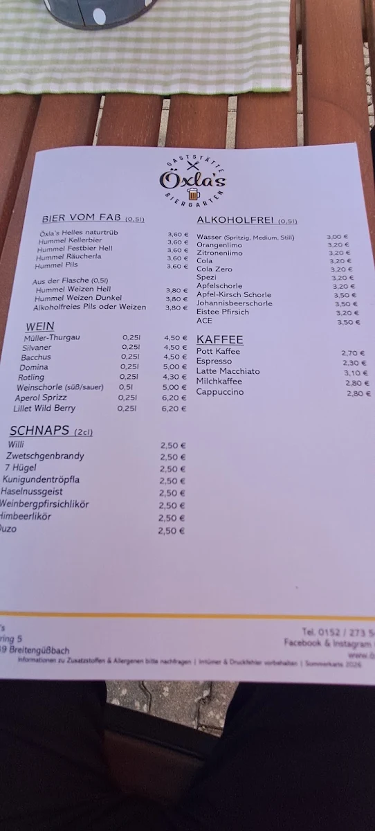 Speisekarte photo 2
