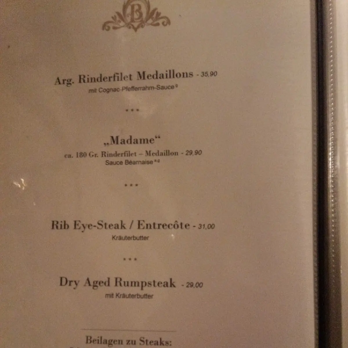 Speisekarte photo 9
