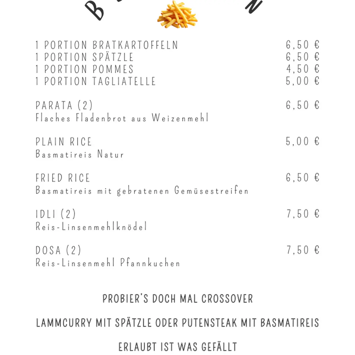 Speisekarte photo 6