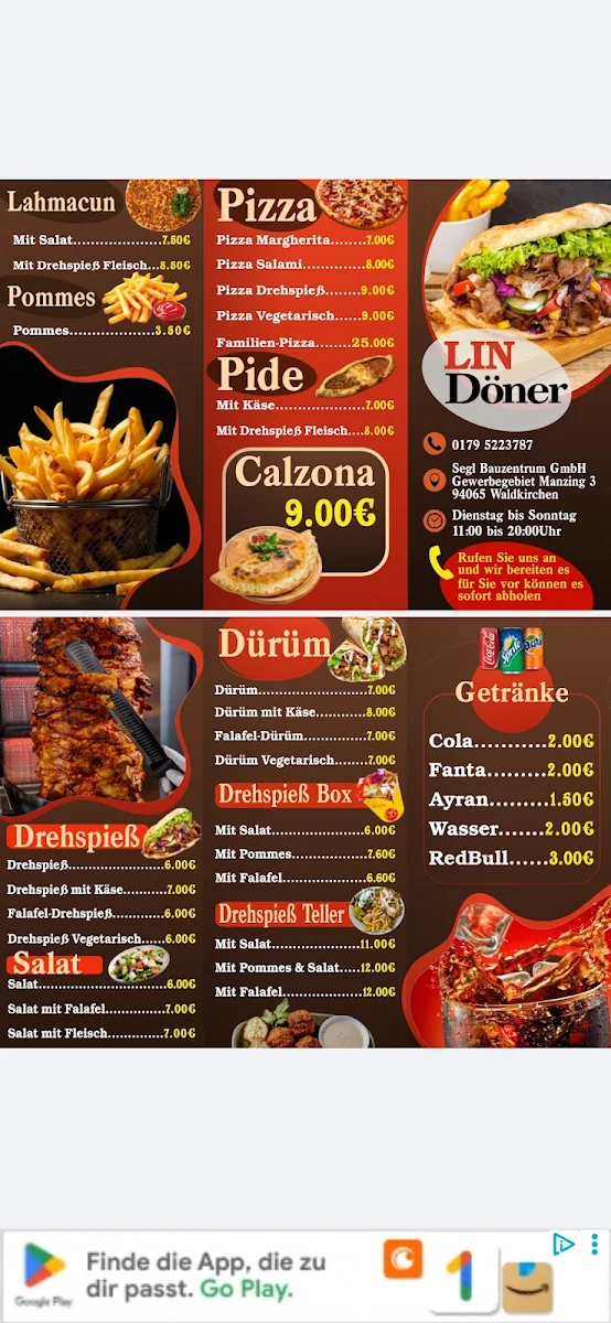 Speisekarte photo 1