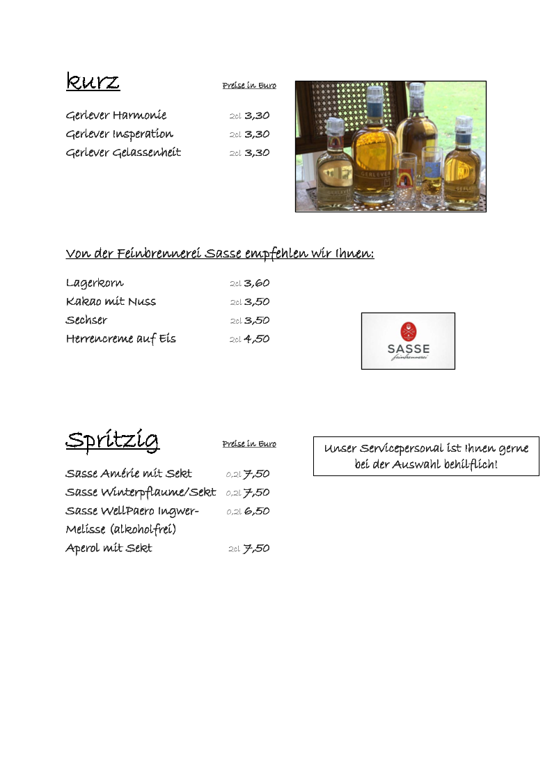 Speisekarte photo 10