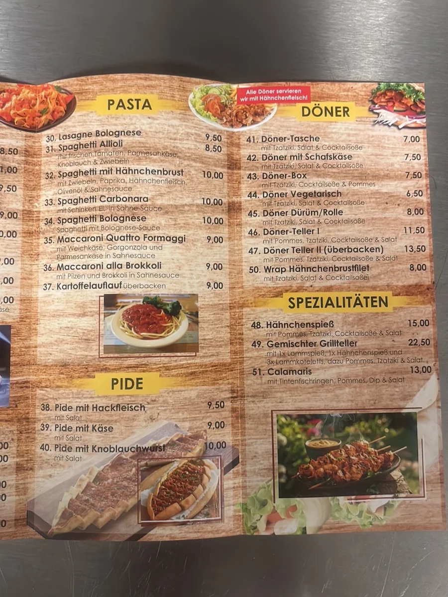 Speisekarte photo 1