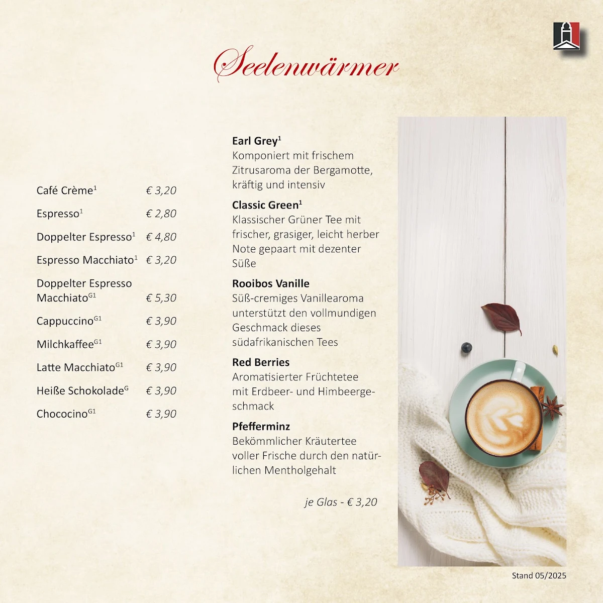 Speisekarte, Flammkuchen Restaurant Bergische Stube