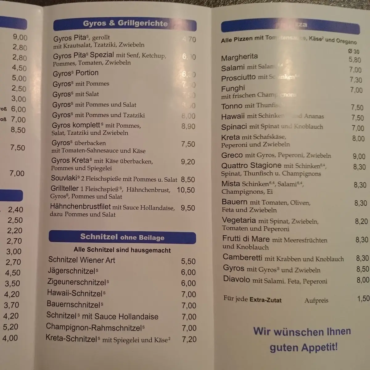 Speisekarte photo 5