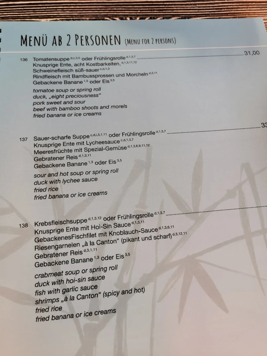 Speisekarte photo 2
