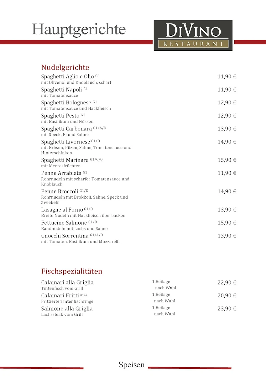 Speisekarte photo 1