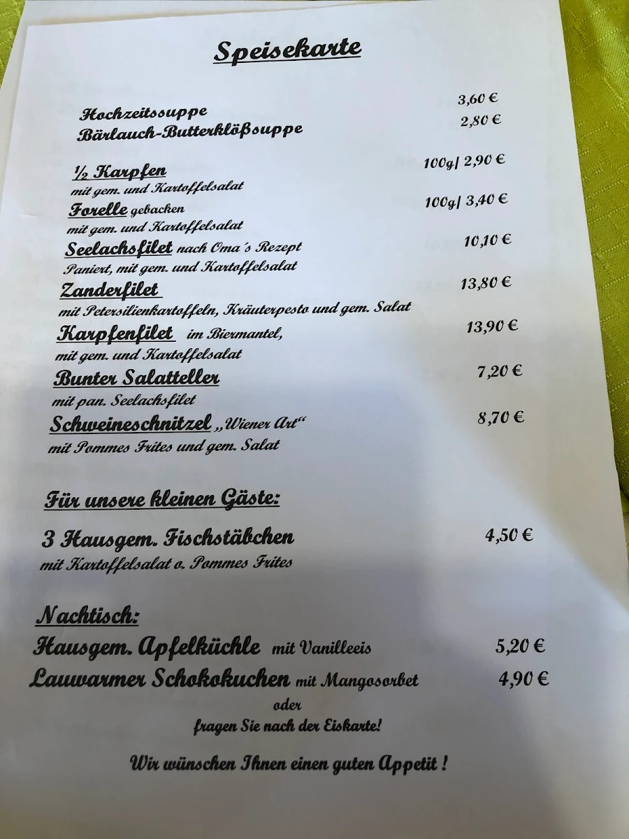 Speisekarte photo 2