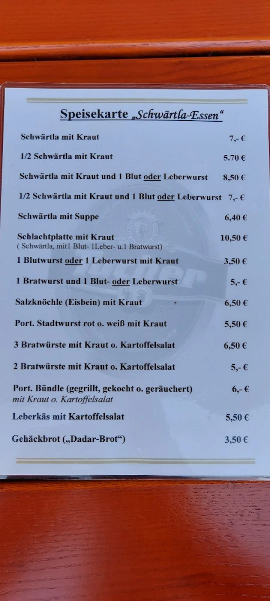 Speisekarte photo 5
