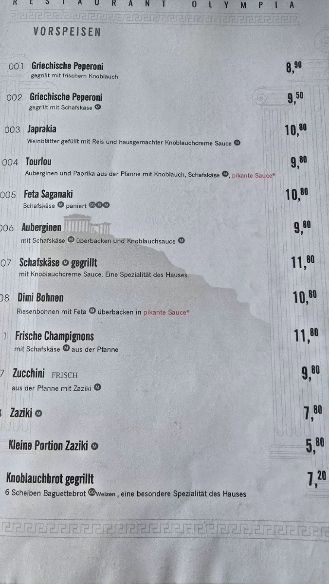 Speisekarte photo 5