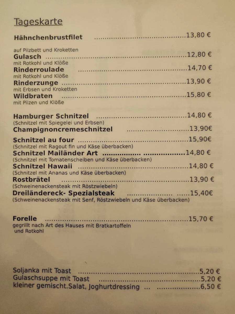 Speisekarte photo 1