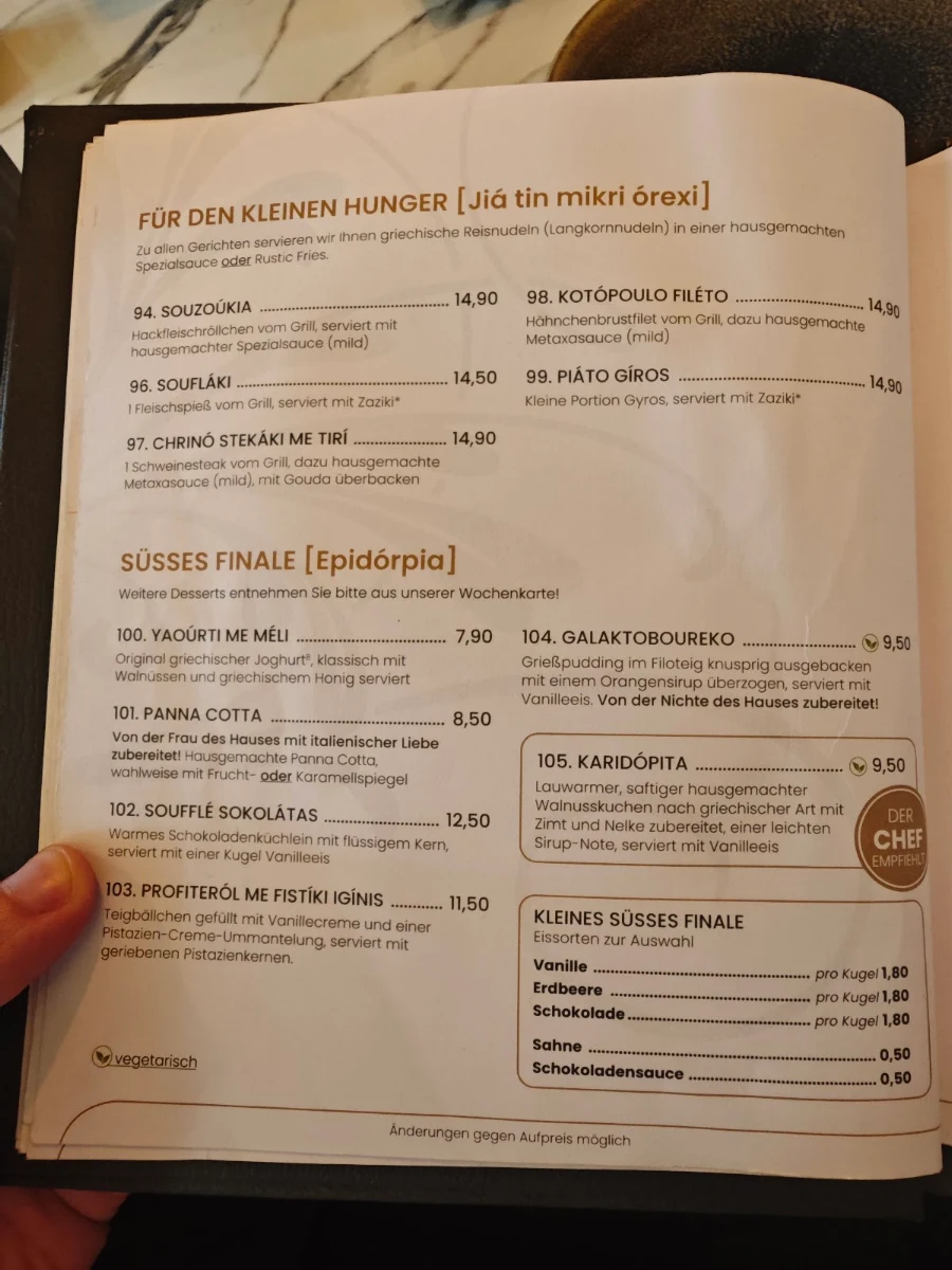 Speisekarte photo 2