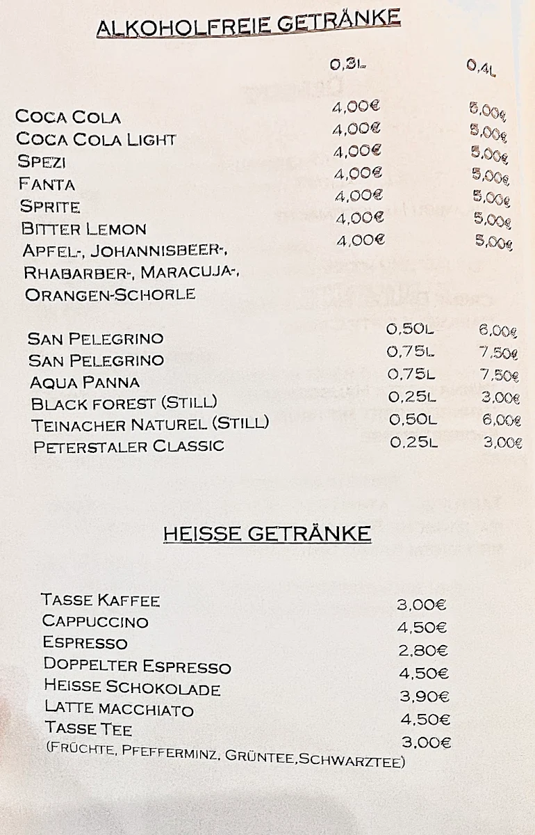 Speisekarte photo 1