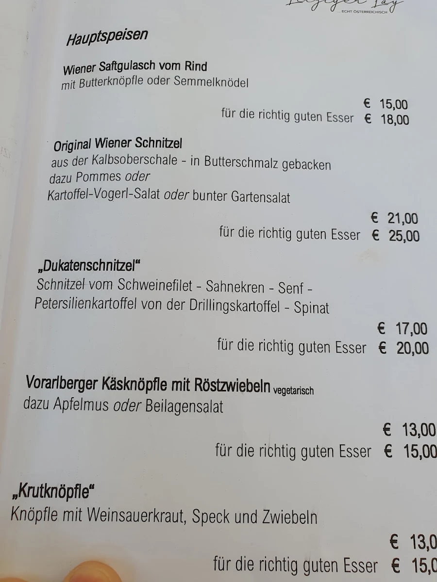 Speisekarte photo 1