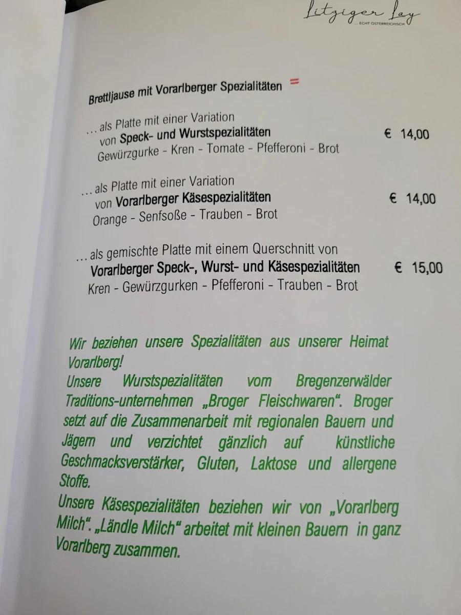 Speisekarte photo 2