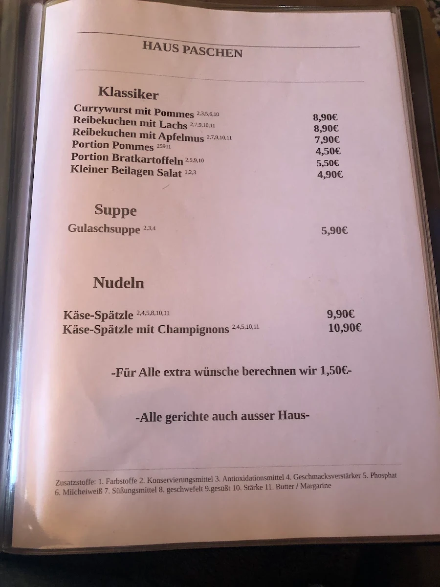 Speisekarte photo 2