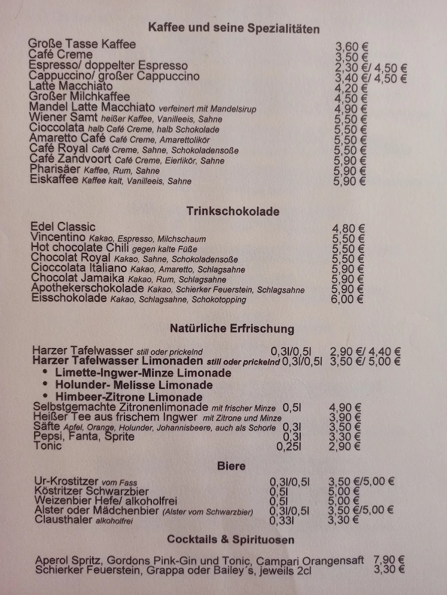 Speisekarte photo 1