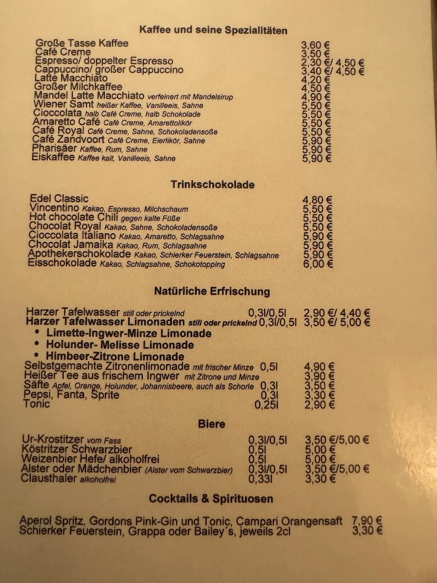 Speisekarte photo 4