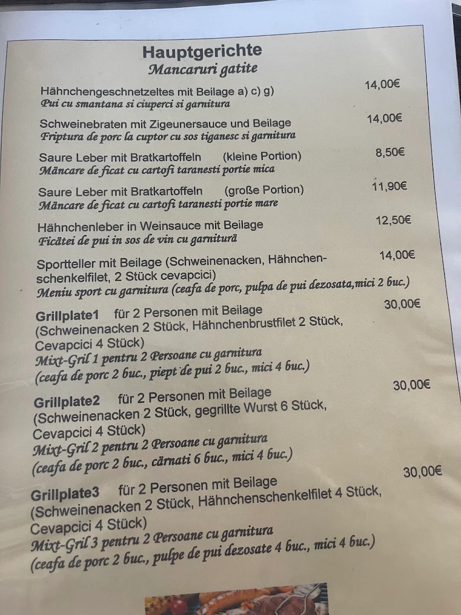 Speisekarte photo 1