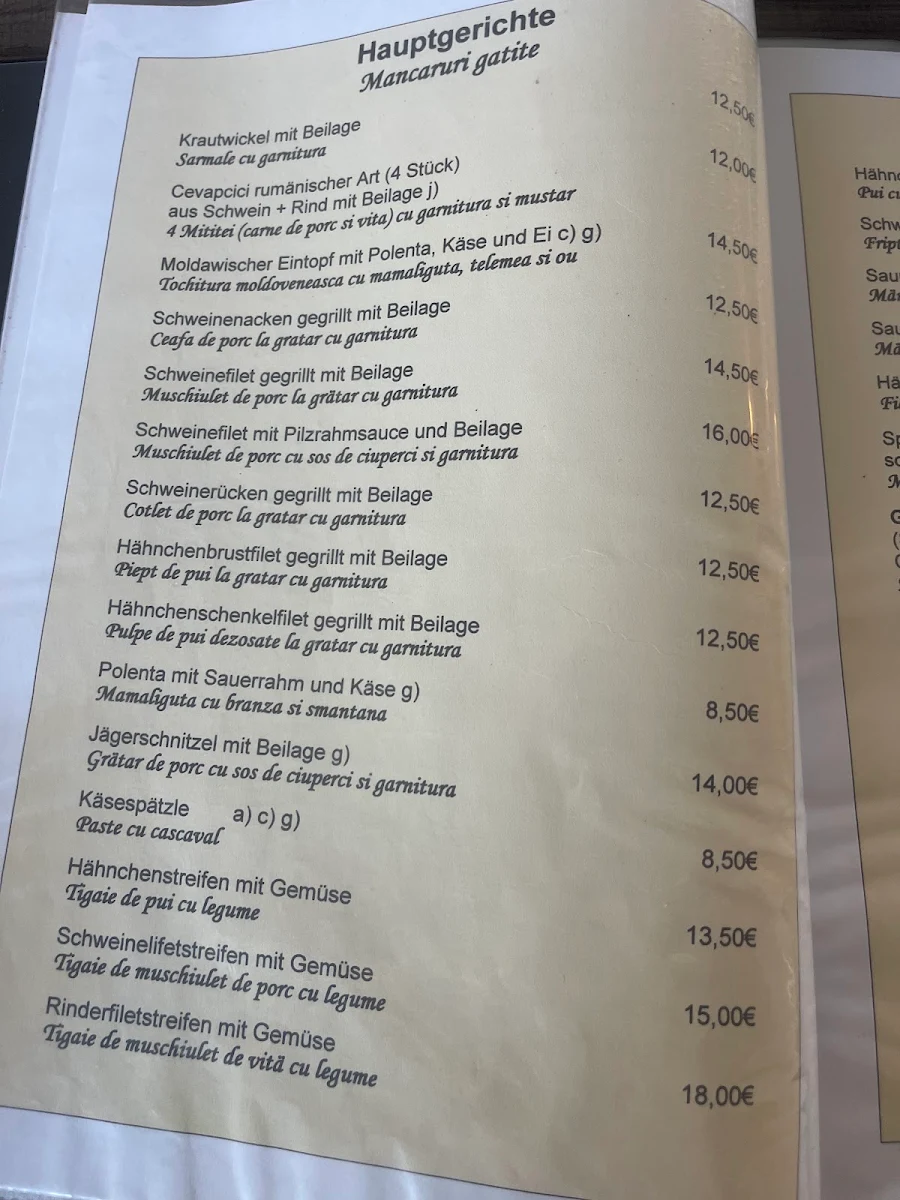 Speisekarte photo 4