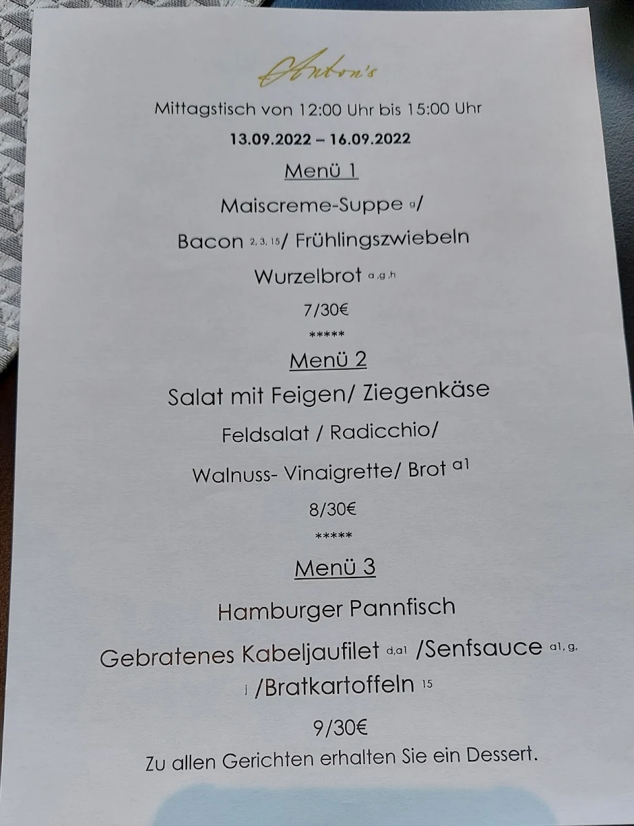 Speisekarte photo 2