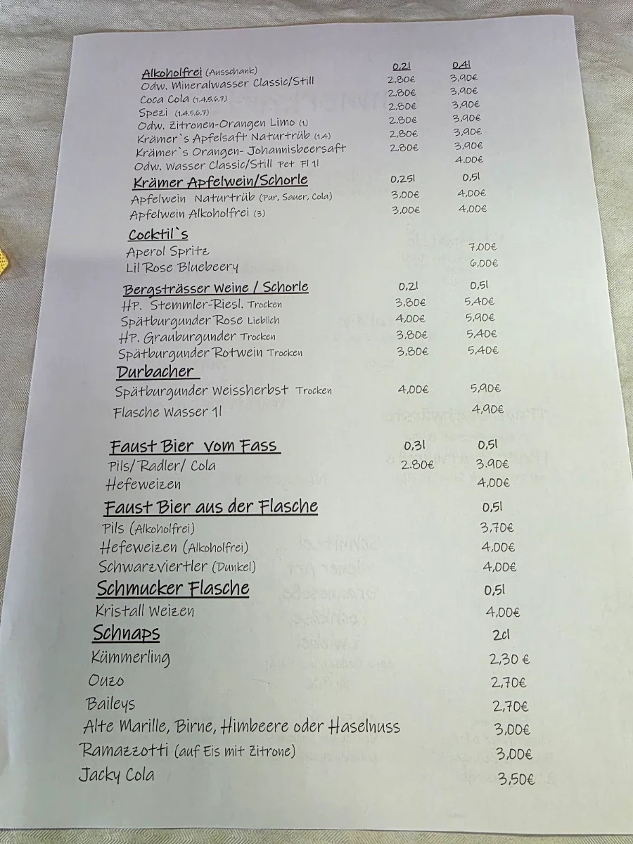 Speisekarte photo 2