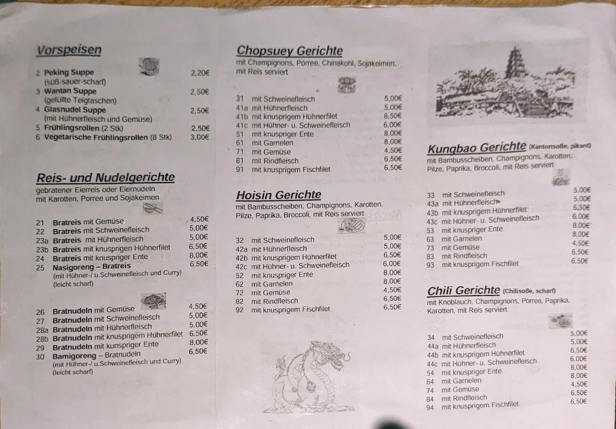 Speisekarte photo 1