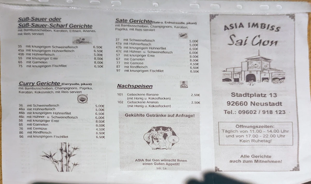 Speisekarte photo 3