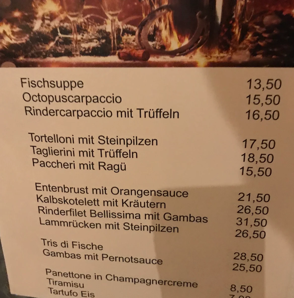 Speisekarte photo 8