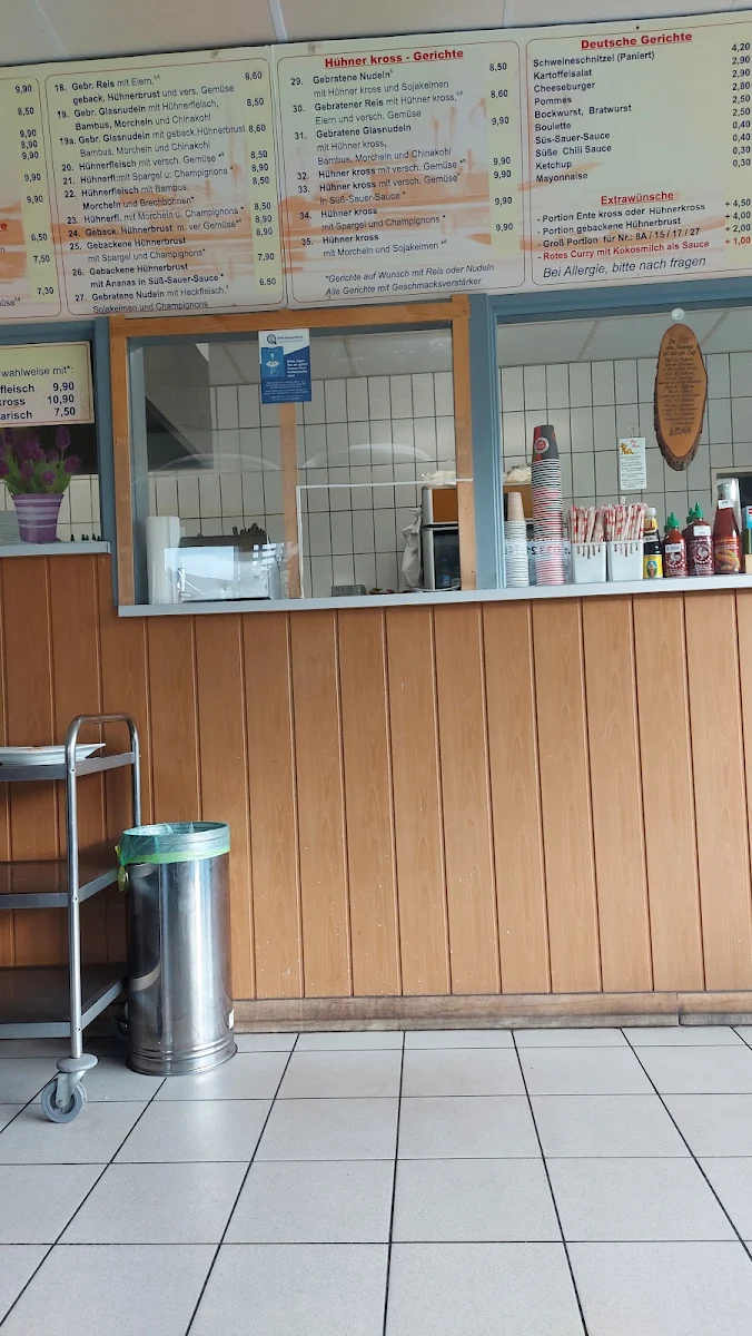 Speisekarte, Asia Imbiss