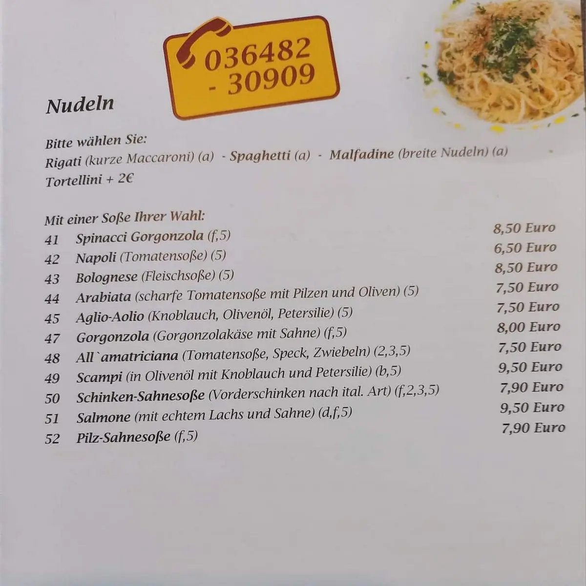Speisekarte photo 1