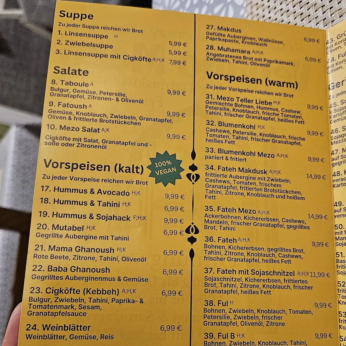 Speisekarte photo 5