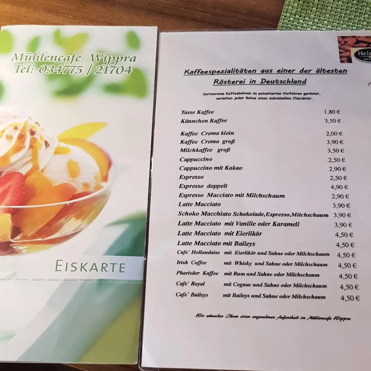 Speisekarte photo 8