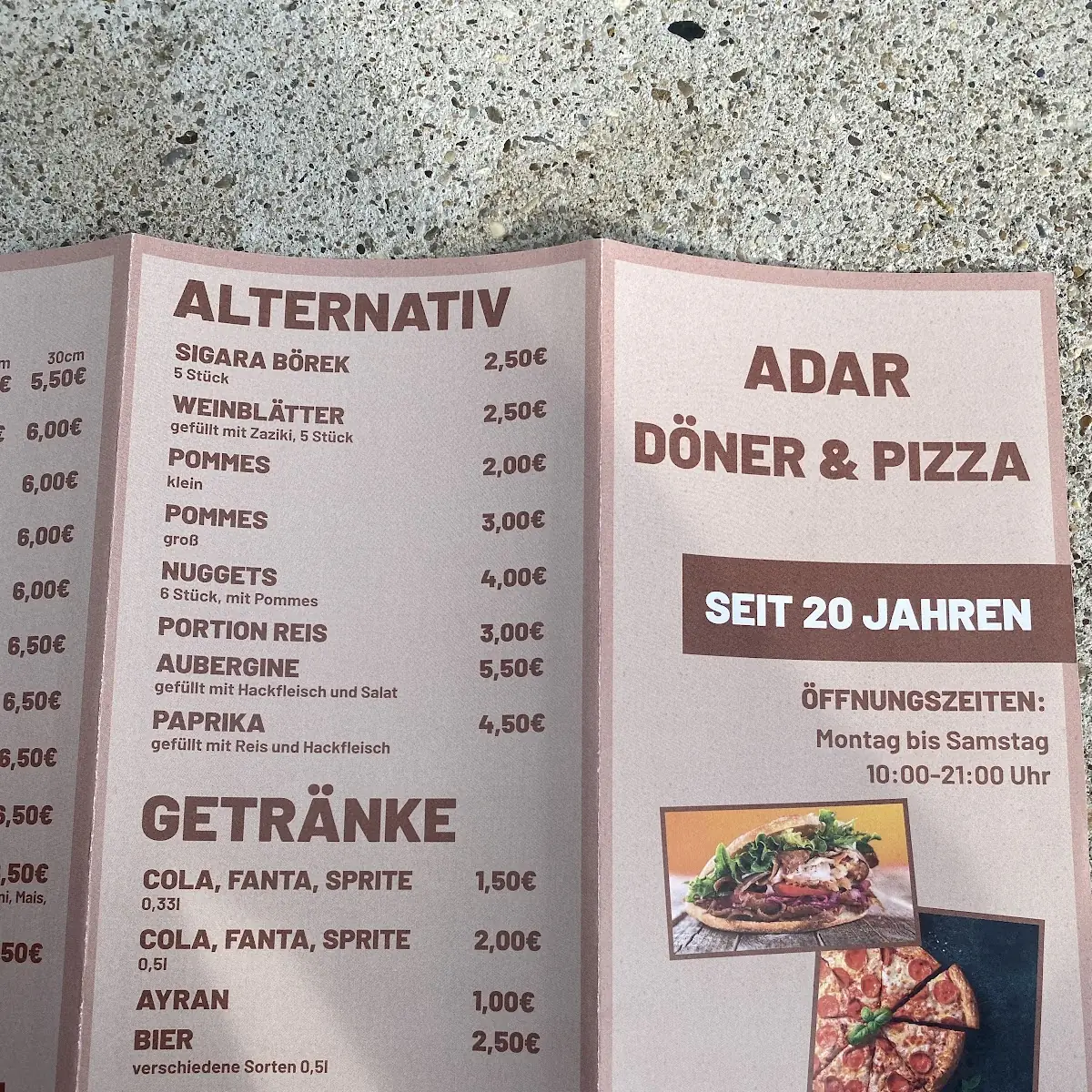 Speisekarte photo 3