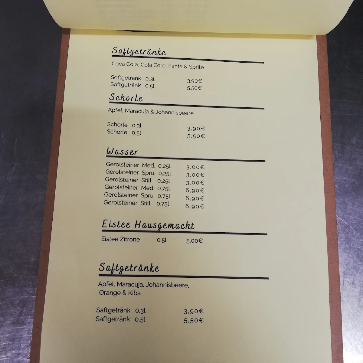 Speisekarte photo 6