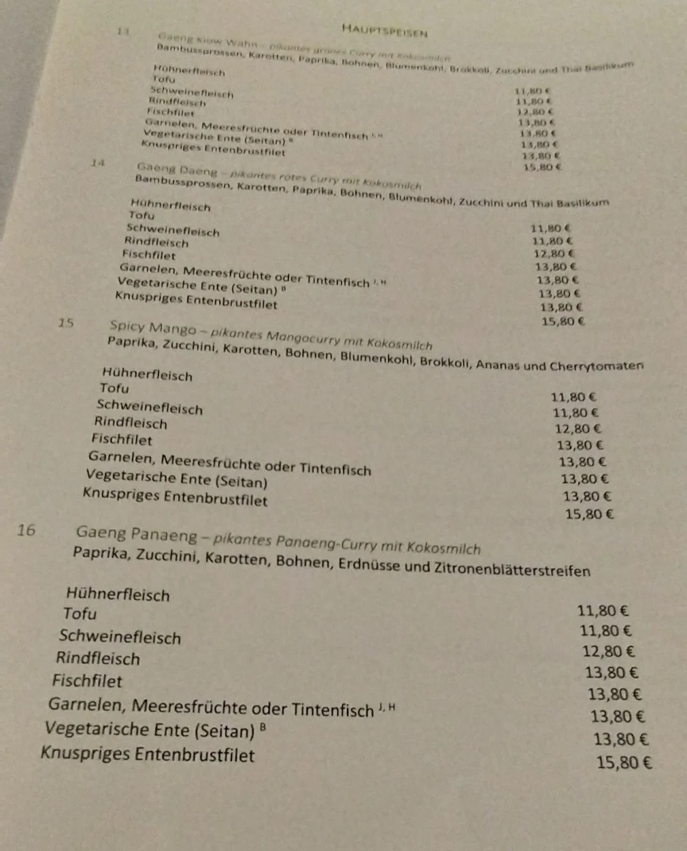 Speisekarte photo 2