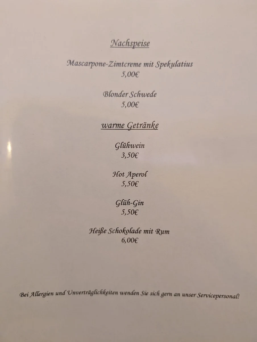 Speisekarte photo 2