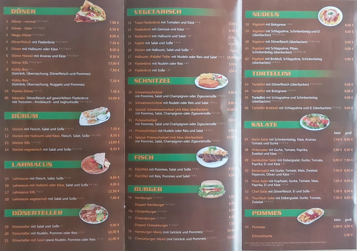 Speisekarte photo 1