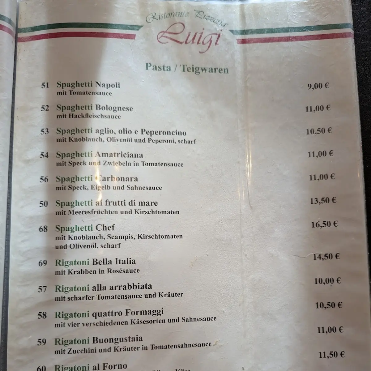 Speisekarte photo 1