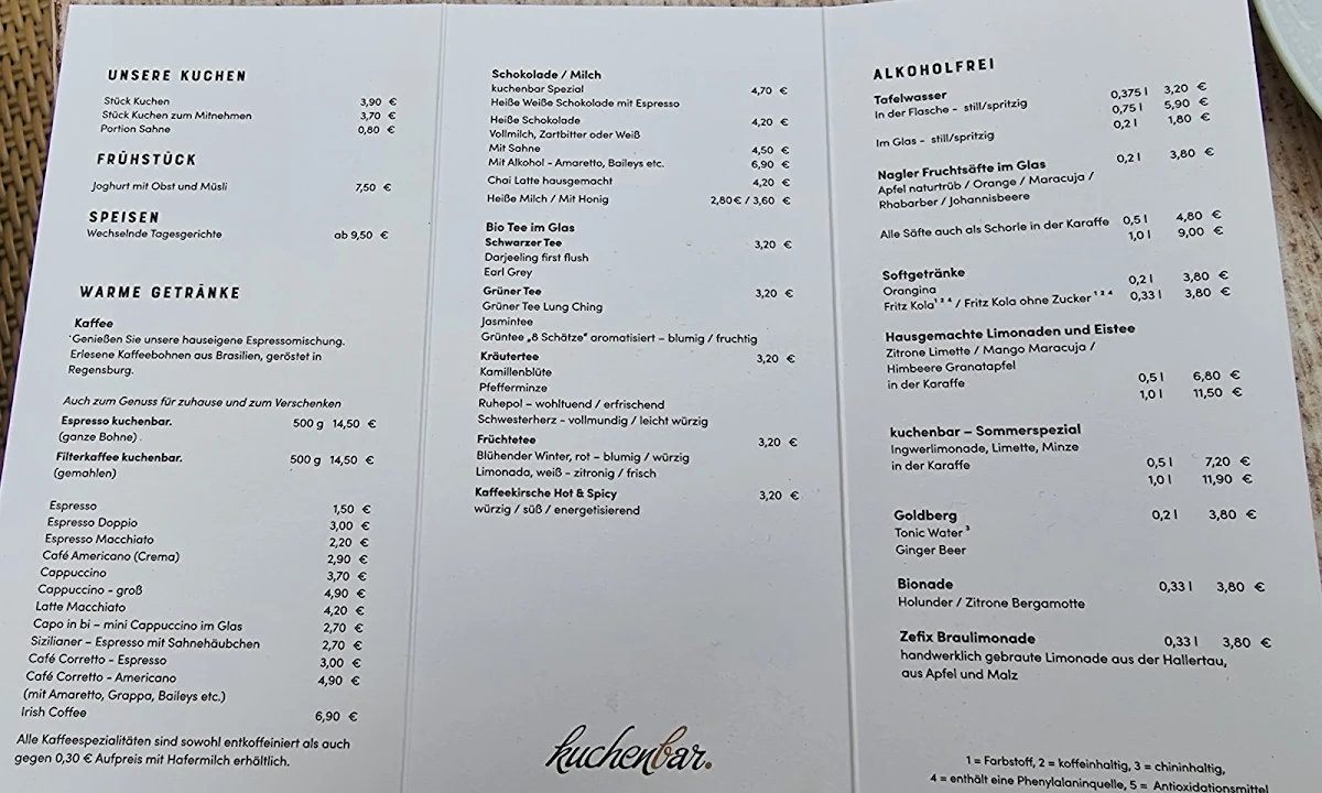 Speisekarte photo 2