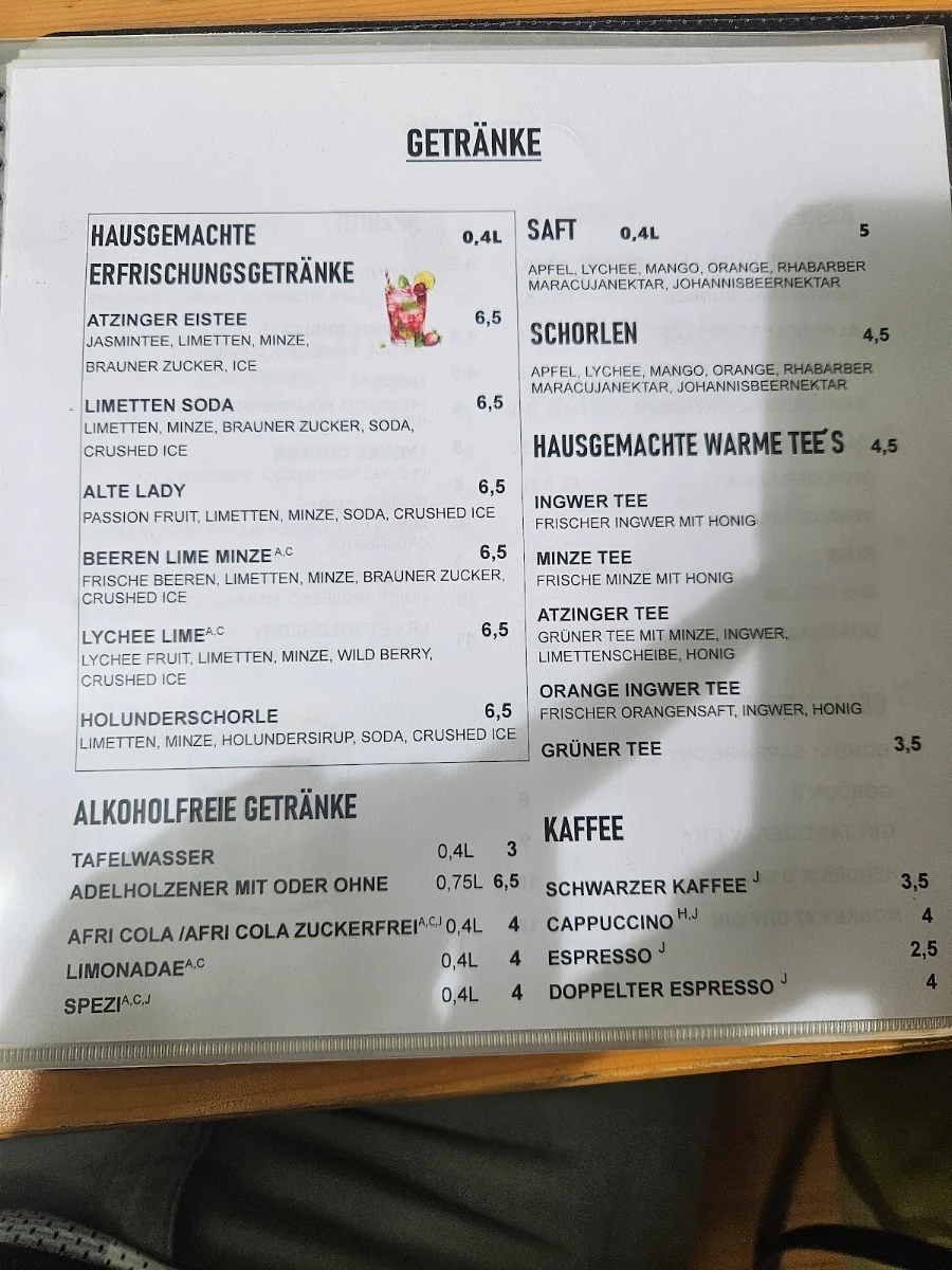 Speisekarte photo 1