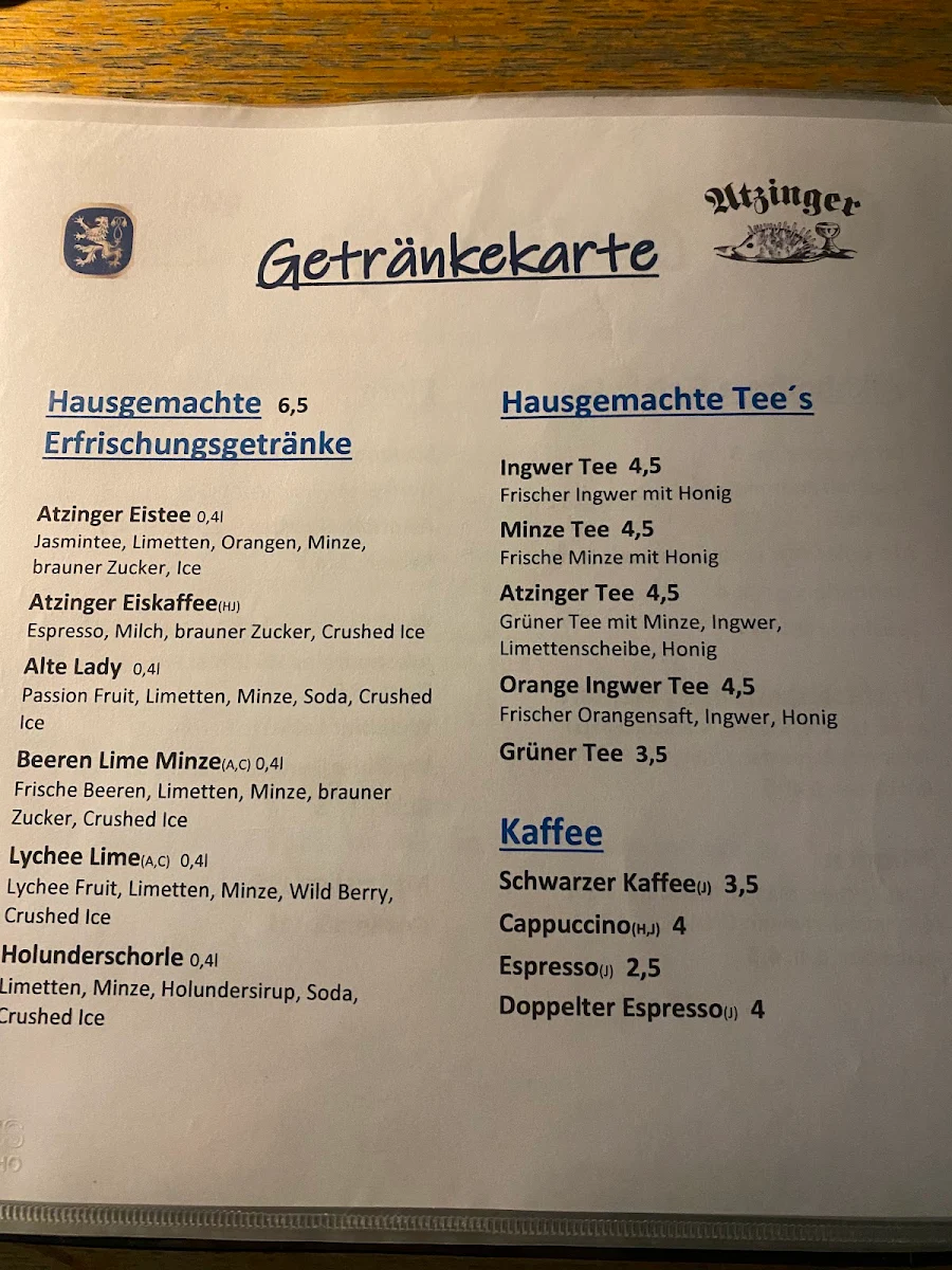 Speisekarte photo 6