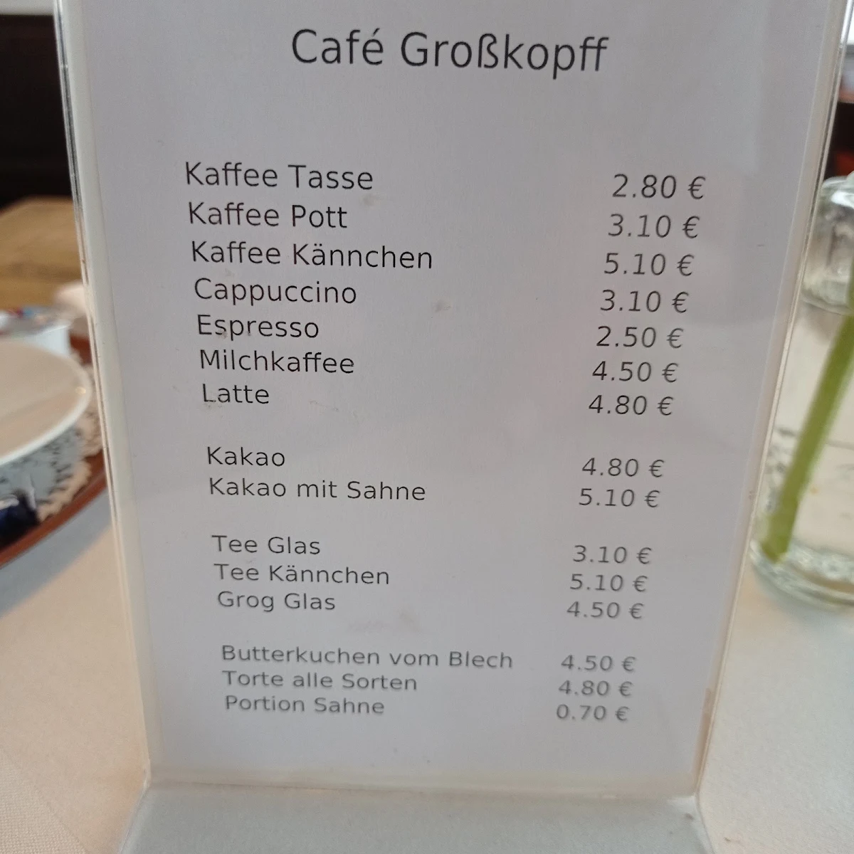 Speisekarte photo 1