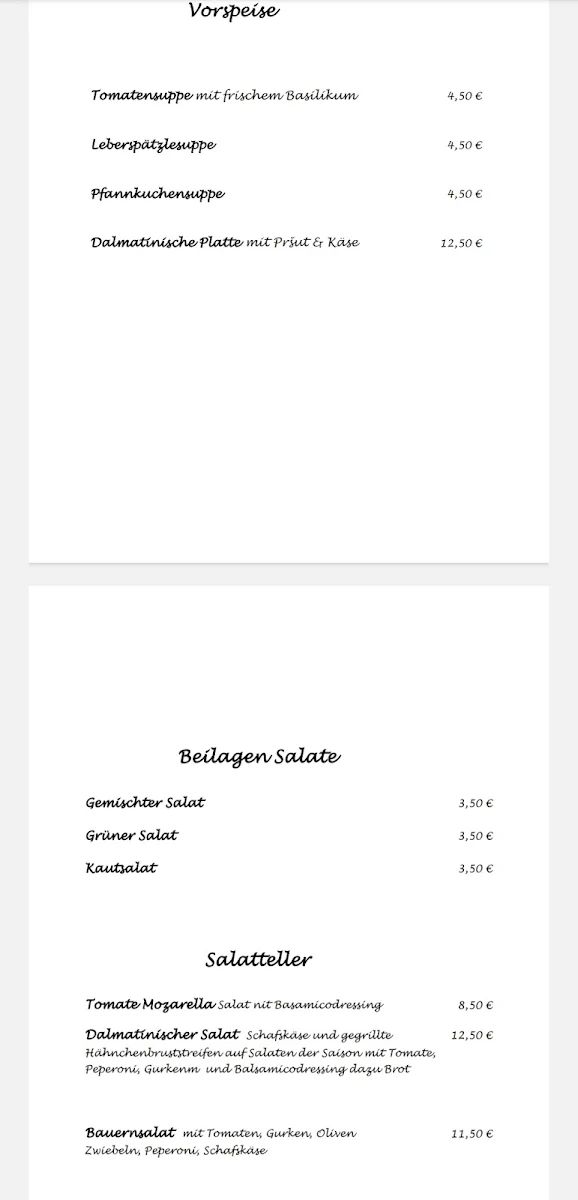 Speisekarte photo 3