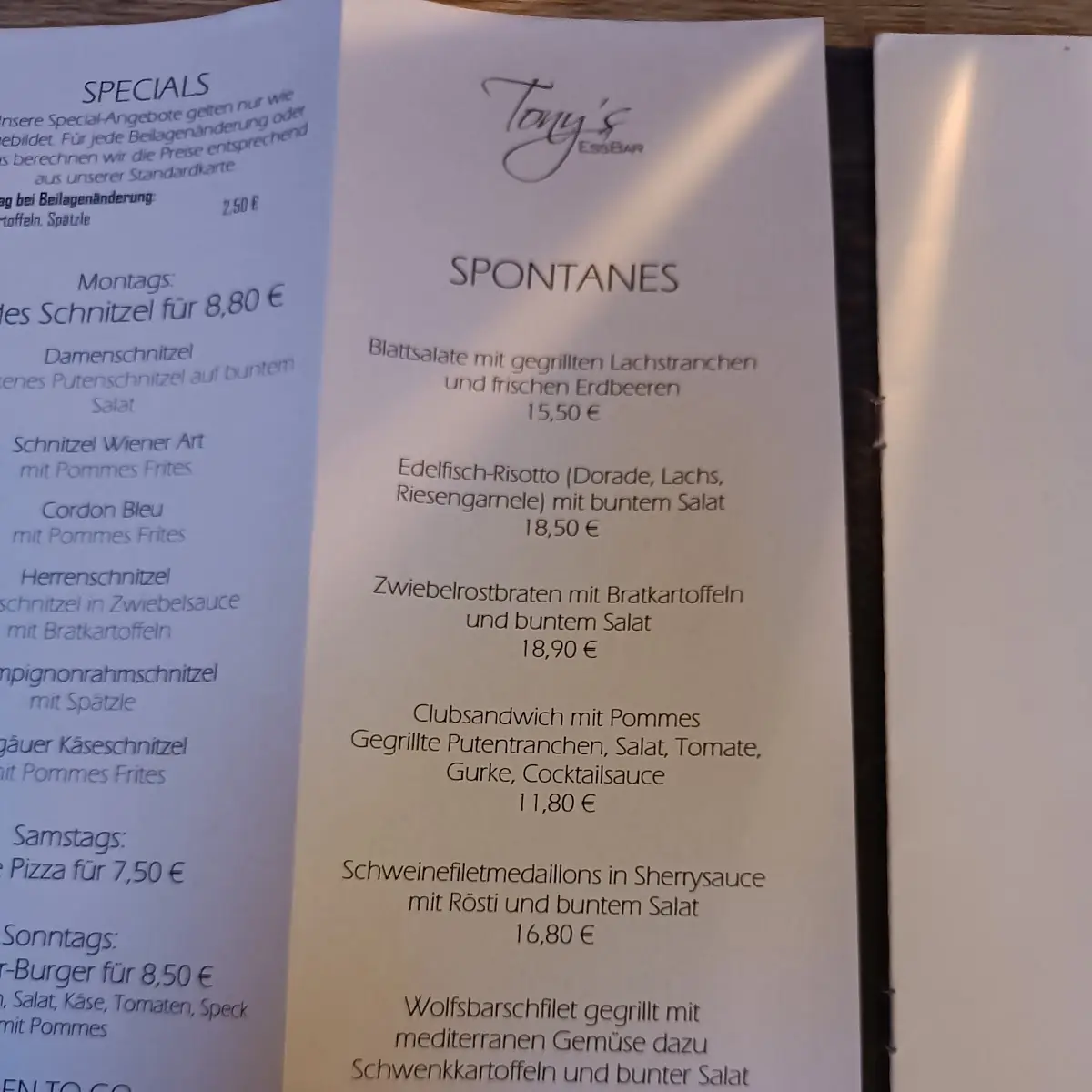 Speisekarte photo 6