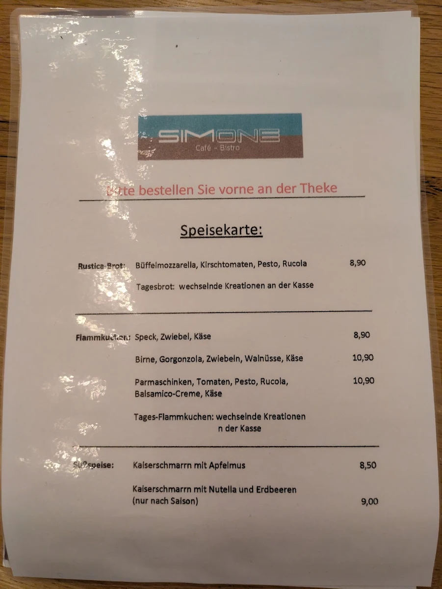 Speisekarte photo 2