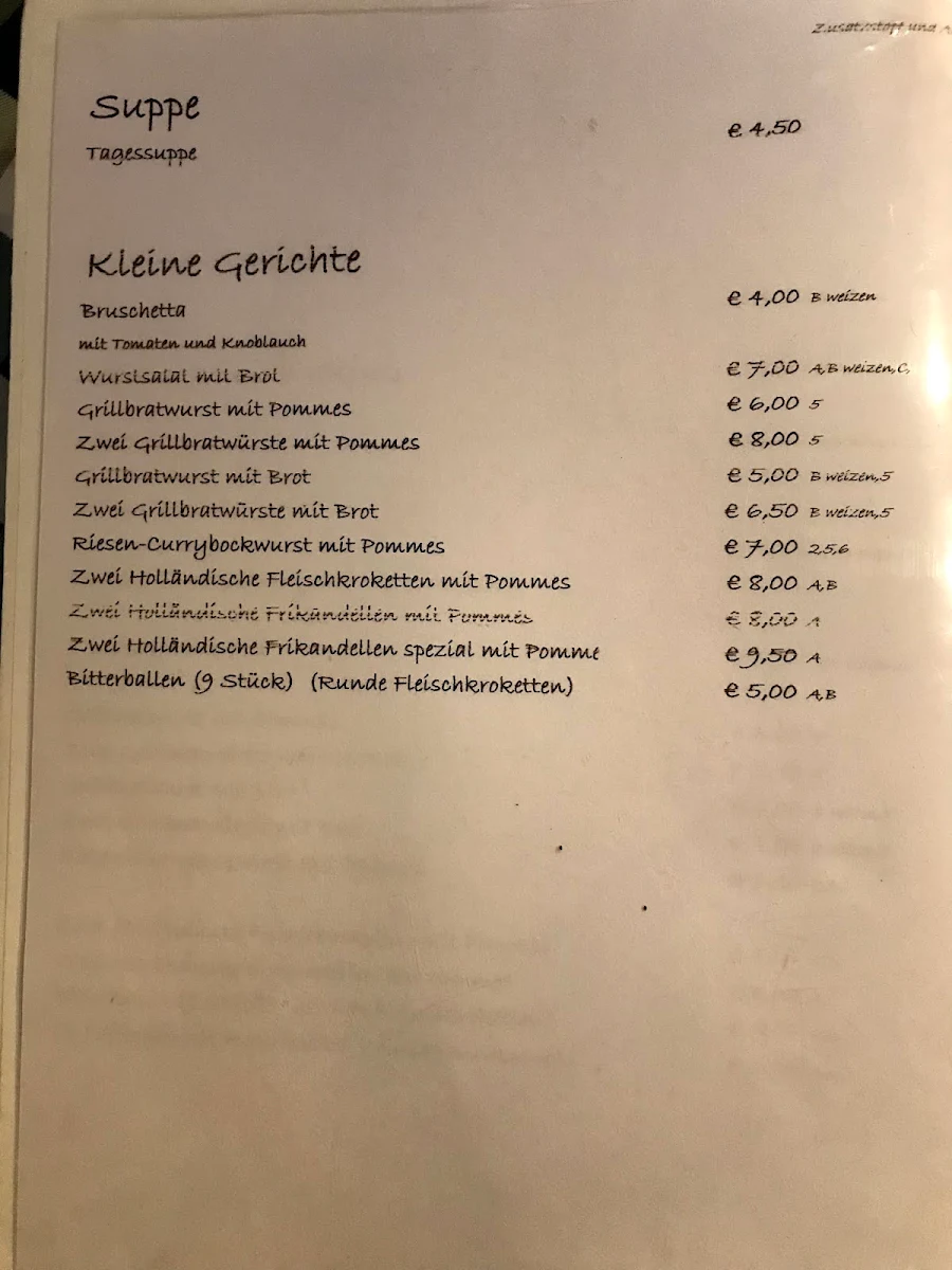 Speisekarte photo 3