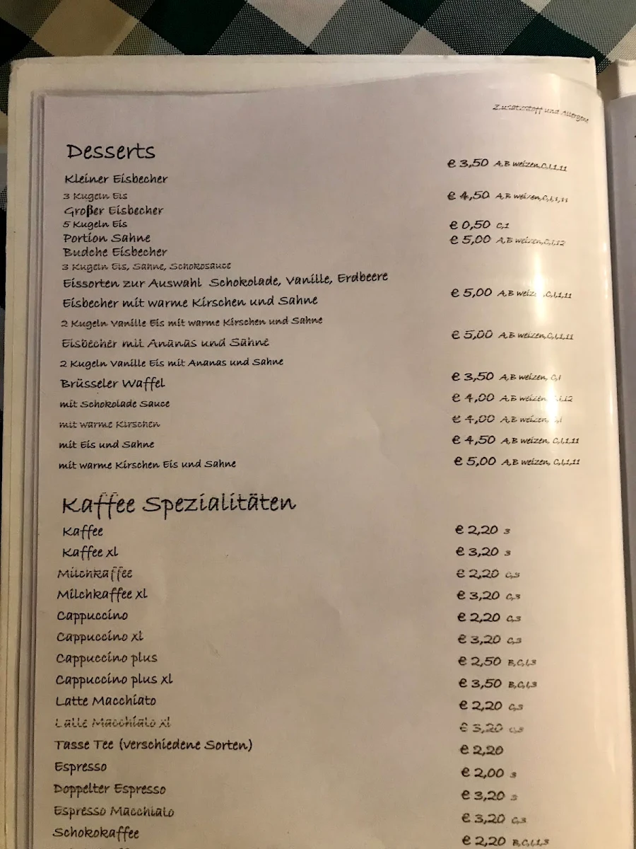 Speisekarte photo 4