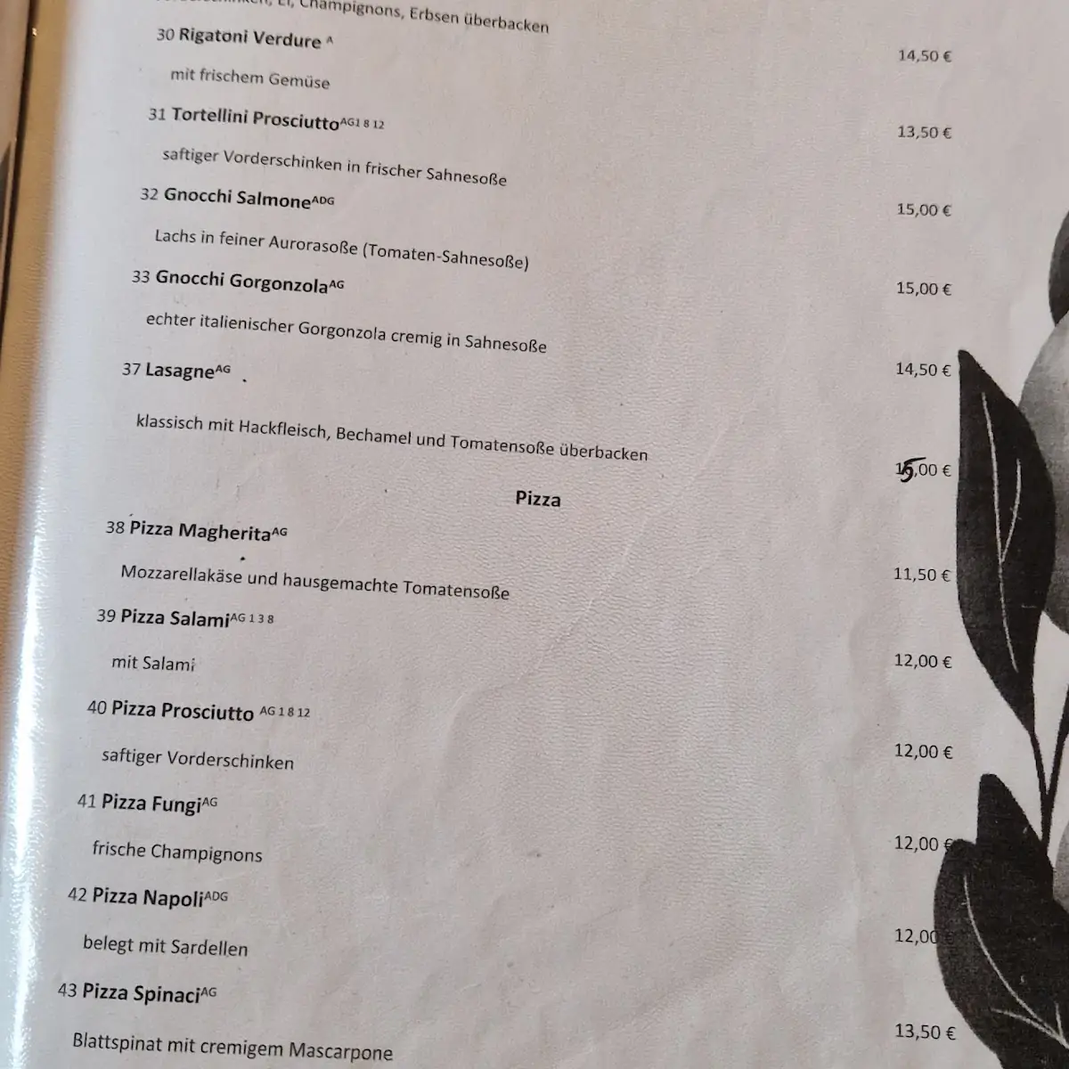 Speisekarte photo 1