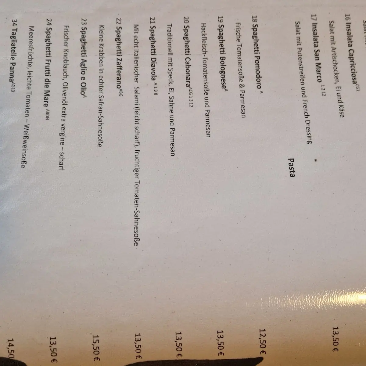 Speisekarte photo 6