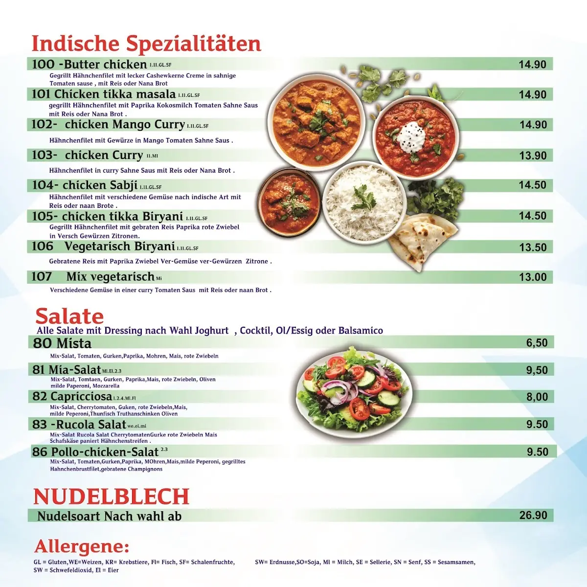 Speisekarte photo 1